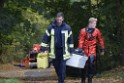 Einsatz BF Koeln PKW im See Koeln Esch P212